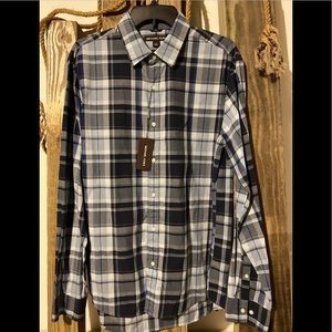 Michael Kors Men Long Sleeve Button Shirt Large